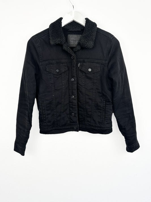 Giacca Levi's sherpa nera donna (25g172) - S