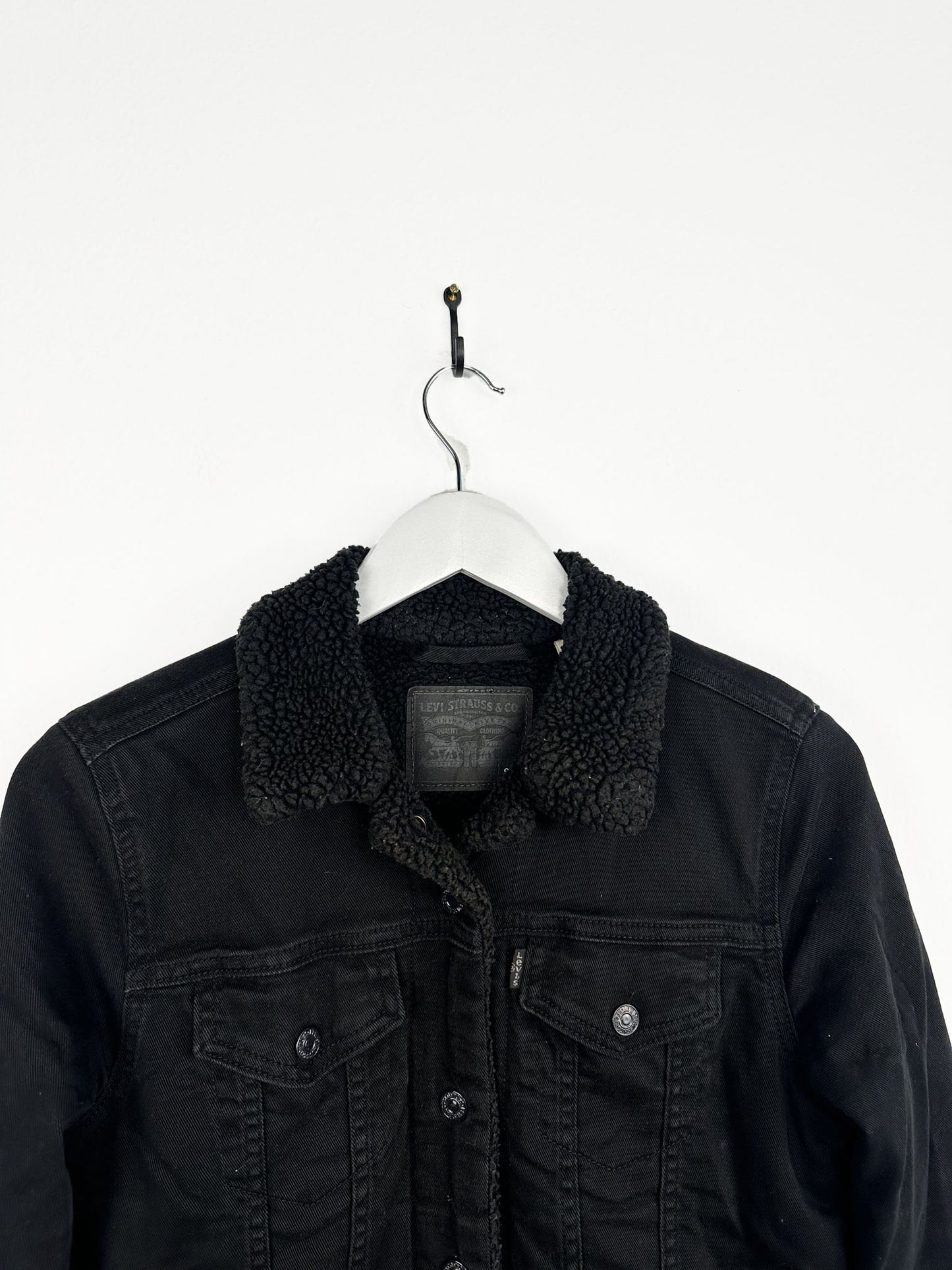 Giacca Levi's sherpa nera donna (25g172) - S