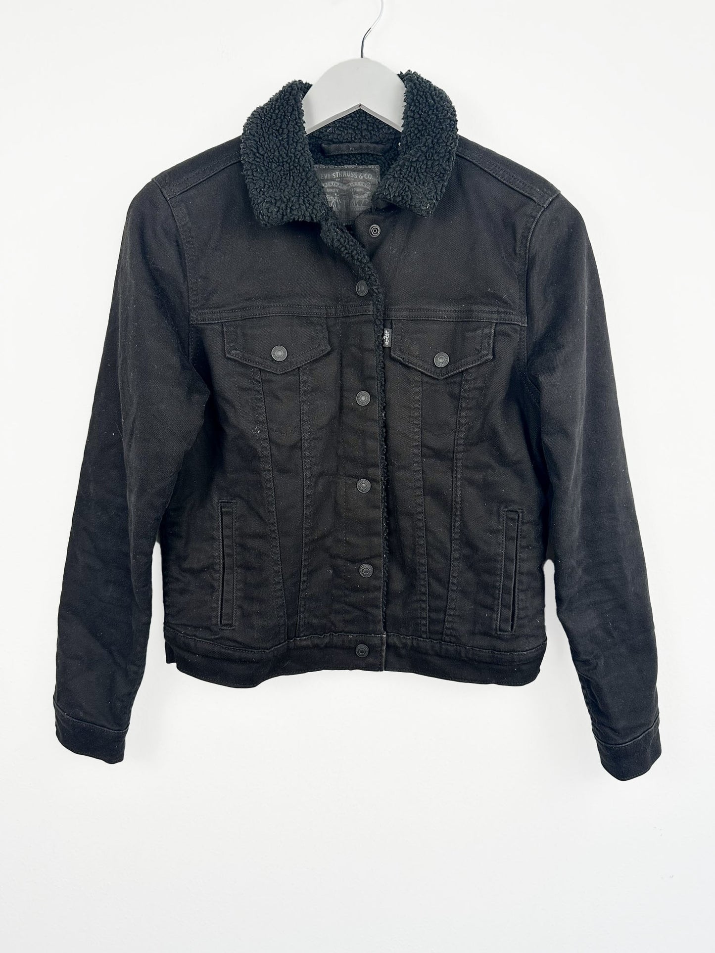 Giacca Levi's sherpa nera donna (25g173) - S