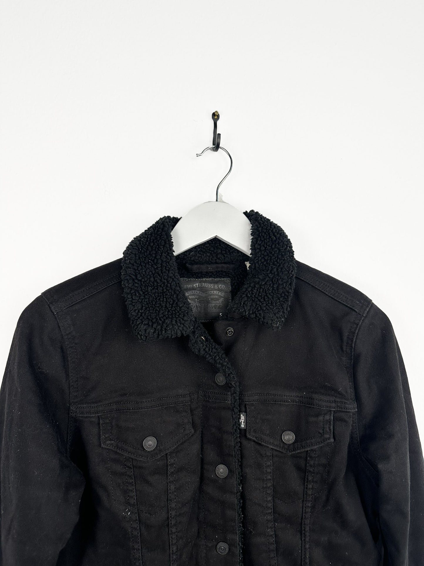 Giacca Levi's sherpa nera donna (25g173) - S