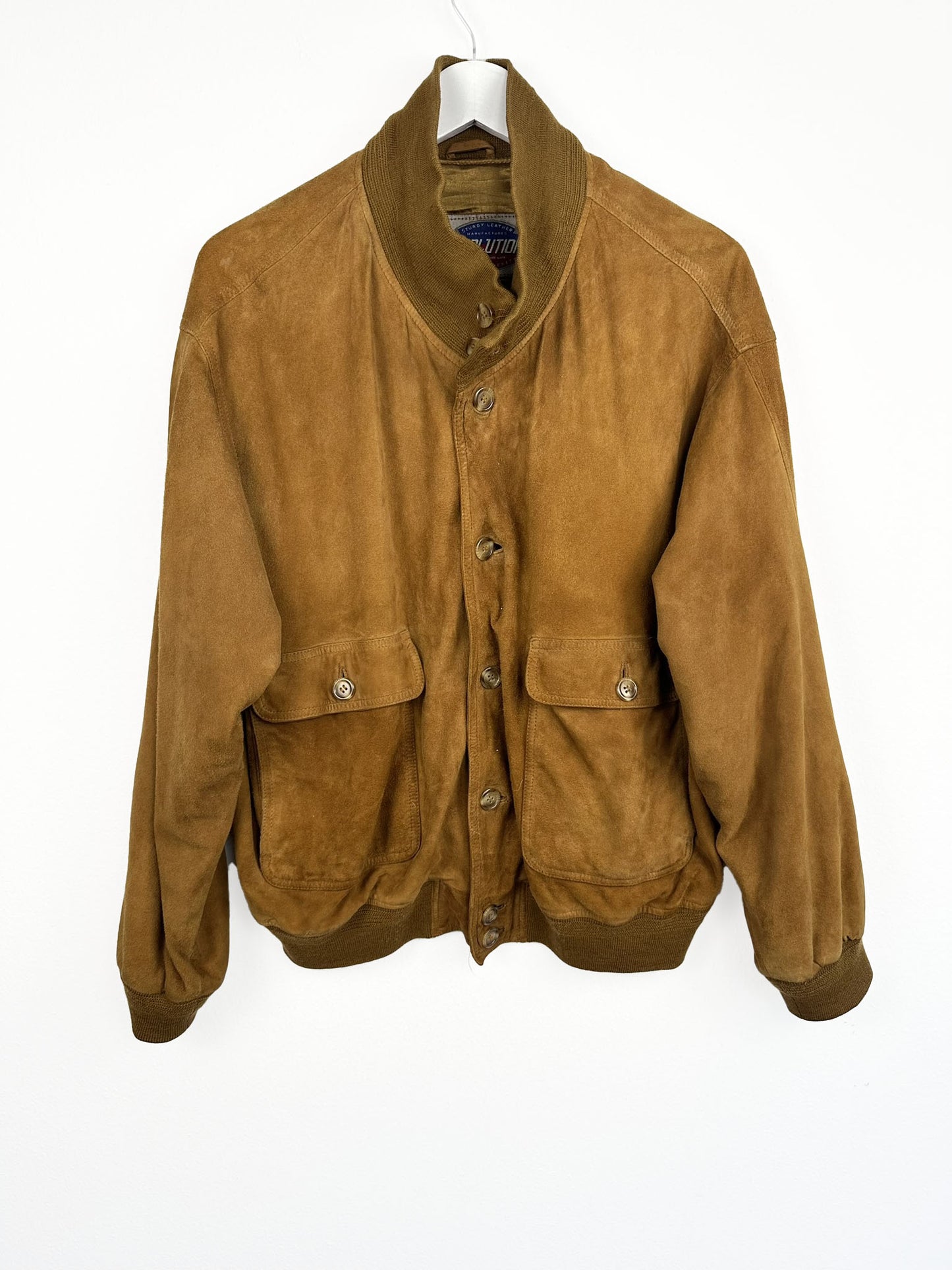 Giacca in camoscio 90s (25g175) - M