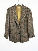 Blazer pied de poule in lana donna (25g179) - L