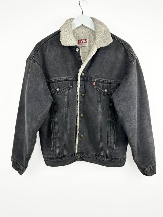 Giacca Levi's sherpa grigia Made in Usa (25g189) - S