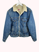Giacca Levi's sherpa blu Made in Usa (25g188) - M