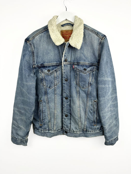 Giacca Levi's sherpa azzurra (25g193) - M