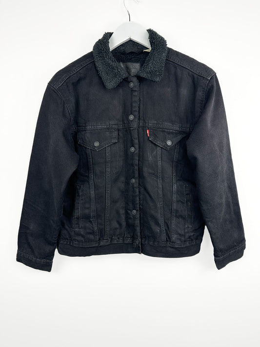 Giacca Levi's sherpa nera donna (25g194) - S