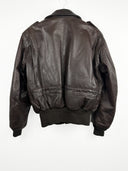 Giacca in pelle bomber Schott marrone (25g209) - M