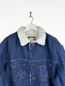 Giacca Wrangler blu sherpa (25g213) - XXL