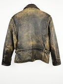 Giacca Alan Gordon in pelle invecchiata 90s (25g218) - M