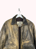 Giacca Alan Gordon in pelle invecchiata 90s (25g218) - M