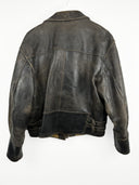 Giacca marrone in pelle 90s (25g219) - M