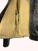 Giacca marrone in pelle 90s (25g219) - M