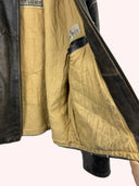 Giacca marrone in pelle 90s (25g219) - M