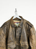 Bomber in pelle Alan Gordon 90s (25g230) - XXL/XL