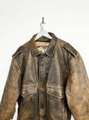 Bomber in pelle Alan Gordon 90s (25g230) - XXL/XL