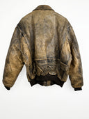 Bomber in pelle Alan Gordon 90s (25g230) - XXL/XL