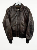 Bomber in pelle Schott marrone (25g235) - S