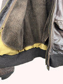 Bomber in pelle Schott marrone (25g235) - S