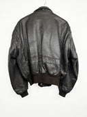 Bomber in pelle Schott marrone imbottito (25g241) - XL