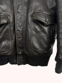 Bomber in pelle marrone Schott (25g242) - S