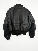 Giacca in pelle Schott marrone scuro  (25g251) - XXL /54