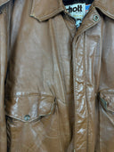 Giacca in pelle Schott cognac 80s (25g252) - M