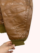 Giacca in pelle Schott cognac 80s (25g252) - M