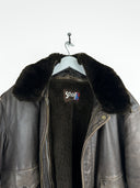 Giacca in pelle Schott marrone 90s (25g255) - L