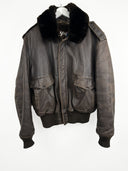 Giacca in pelle Schott marrone 90s (25g255) - L