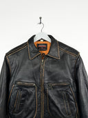 Giacca in pelle Bomb Boogie nera (25g258) - M