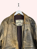 Giacca in pelle Alan Gordon marrone (25g259) - L