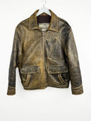 Giacca in pelle Alan Gordon marrone (25g259) - L