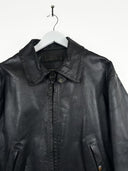 Giacca in pelle nera (25g260) - M