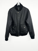 Giacca in pelle nera (25g261) - XL