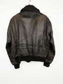 Bomber in pelle Schott marrone 90s (25g266) -L