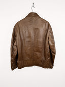 Giacca in pelle marrone (25g26) - L