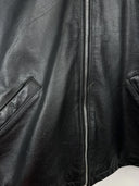 Giacca nera in pelle (25g273) - L
