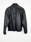 Giacca nera in pelle (25g273) - L