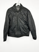 Giacca in pelle nera (25g275) - L
