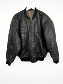 Bomber in pelle aviator 90s (25g277) - M/L