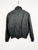 Bomber nero in pelle (25g27) - L
