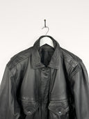 Bomber nero in pelle (25g27) - L