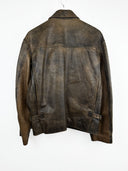 Giacca in pelle Bomb Boogie marrone 90s (25g286) - L