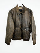Giacca in pelle Bomb Boogie marrone 90s (25g286) - L