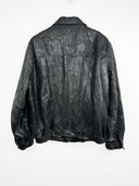 Giacca in pelle marrone Chaps Ralph Lauren (25g288) - L