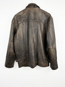 Giacca in pelle Bomb Boogie marrone 90s (25g292) - L