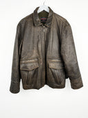 Giacca in pelle Bomb Boogie marrone 90s (25g292) - L