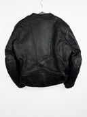 Giacca in pelle nera da moto (25g297) - M/L-48