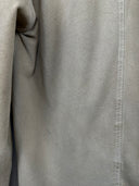 Giacca in pelle scamosciata beige (25g46) - M