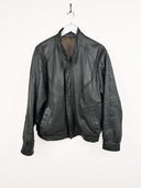 Giacca in pelle verde 90s (25g55) - L